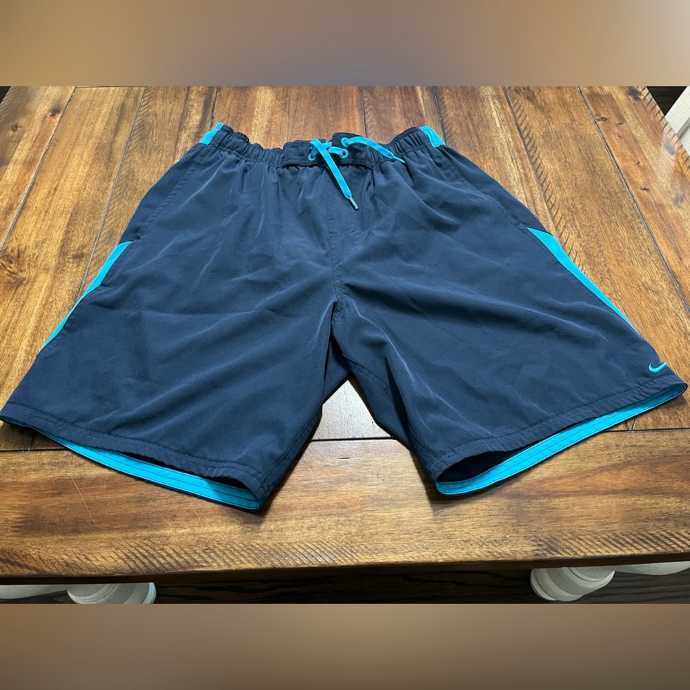 Nike swim trunks.